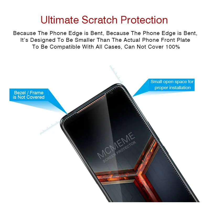 9H для Asus ROG Phone 2 стеклянный протектор экрана защитное закаленное стекло II