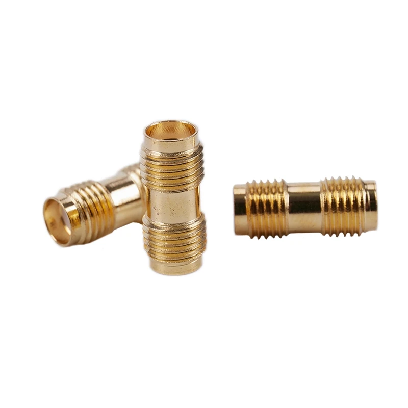 3x Gold RF Connector SMA Female to For Two Way Radio SMA-F Antenna Adapter | Обустройство дома