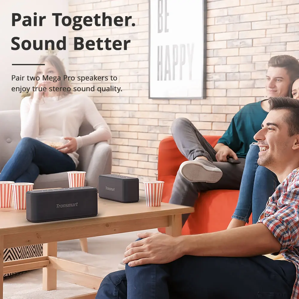 Tronsmart Mega Pro 60 Вт Bluetooth динамик домашний портативный с усиленными басами NFC IPX5