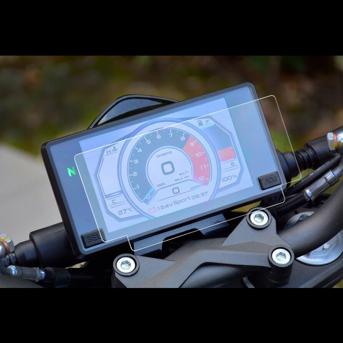 

Motorcycle TPU Instrument Screen Protector Dashboard Sticker Film with Assistant Tool Fit for CFMOTO 300SR 250NK 400GT 650G