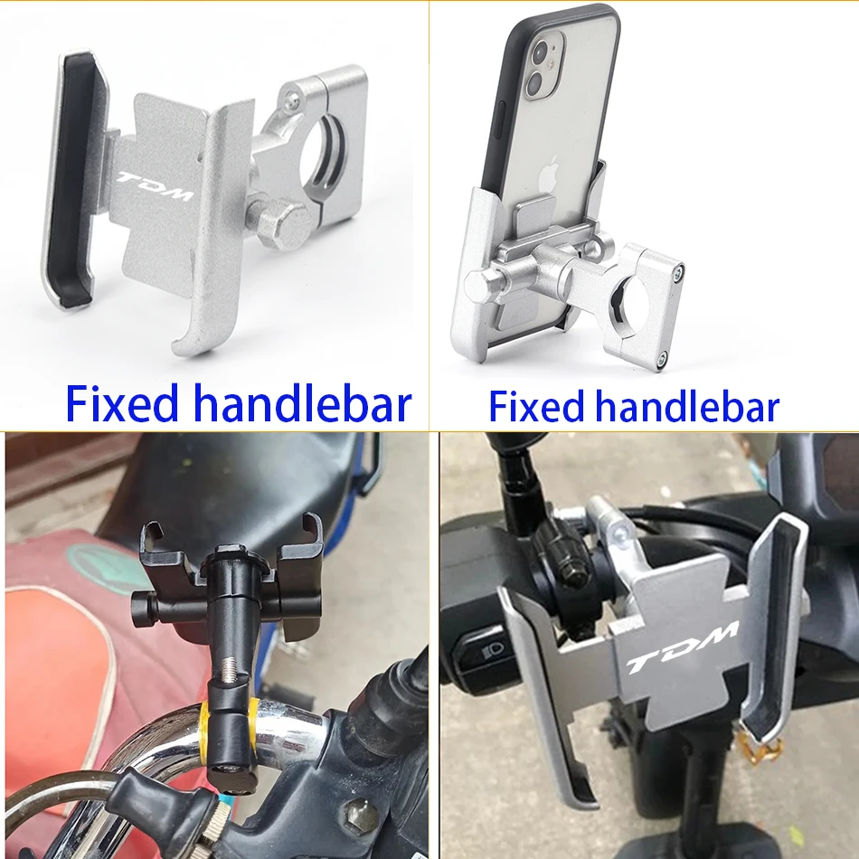 for yamaha tdm850 tdm900 tdm 850 900 hot deals motorcycle accessories handlebar mirror mobile phone gps stand bracket free global shipping