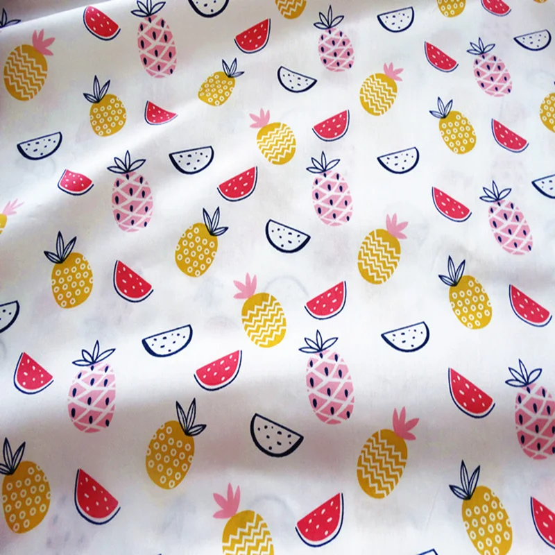 

Fruit cloth group, cactus cloth group six pieces of cotton fabric with 40cmx50cmDIY sewing patchwork fabric