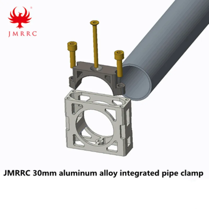 JMRRC 30 мм трубный зажим многоосевой Дрон для защиты растений фиксированная муфта