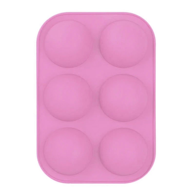 

Half Sphere Silicone Soap Molds Bakeware Cake Decorating Tools Pudding Jelly Chocolate Fondant Mould Ball Shape Biscuit Tool
