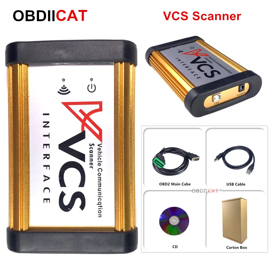 

VCS Scanner Vehicle Communication Instruments Auto Communication Scanner Interface VCS Diagnostic Tool better than car-detector