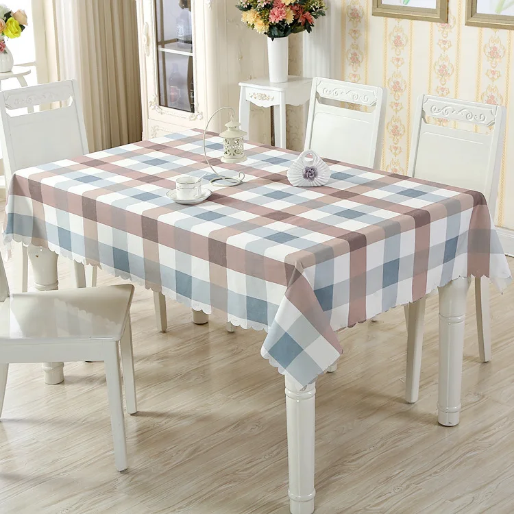 

Plaid Tablecloth Waterproof Table Cloth Rectangle Desk Cloth Manteles Wipe Table Cover Carpet Tablecloths Picnic Mat Home Decor