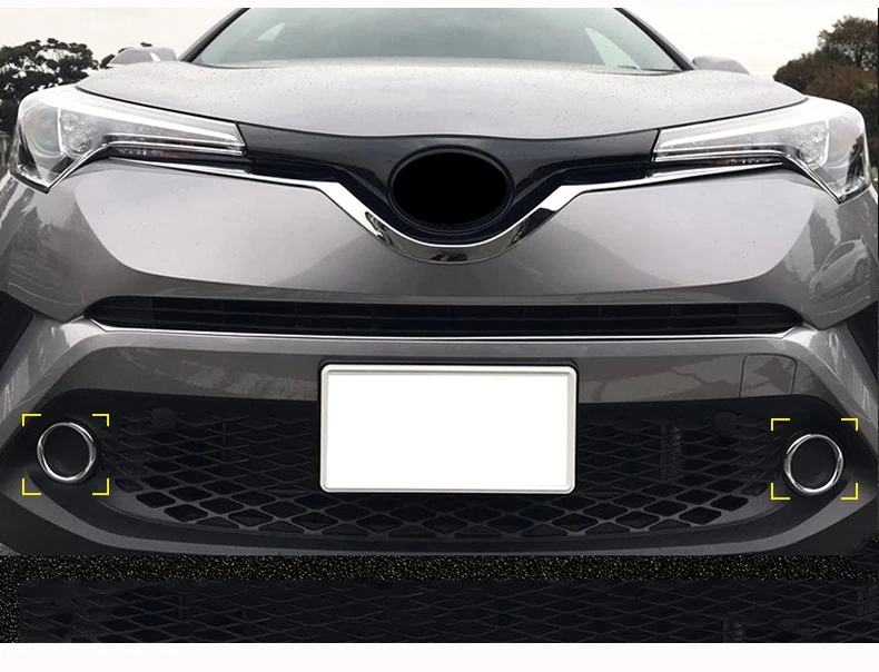 Для Toyota C-HR CHR углеродное волокно передний/задний противотуманный светильник накладка задний бампер противотуманный светильник