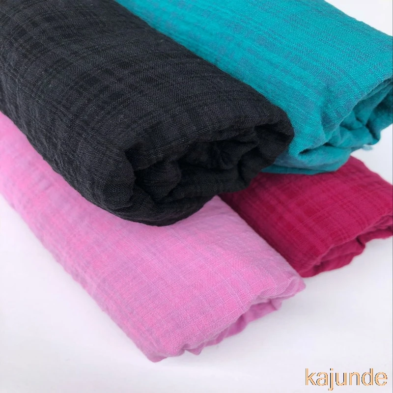 Мягкая льняная хлопковая ткань в клетку органический материал чистый