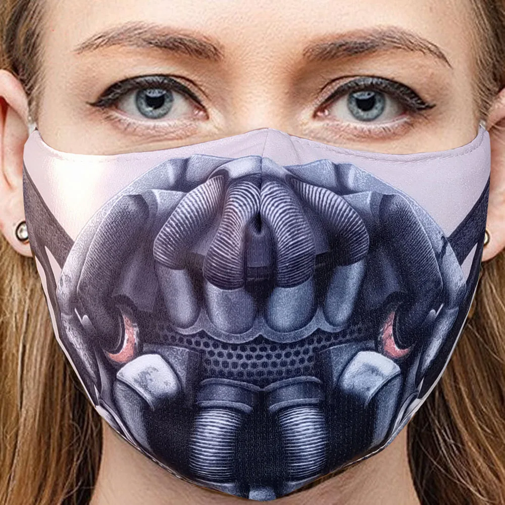 Горячая темно-рыцарь-поднимается-Бэйн Косплэй Для женщин мужчин рот маски для