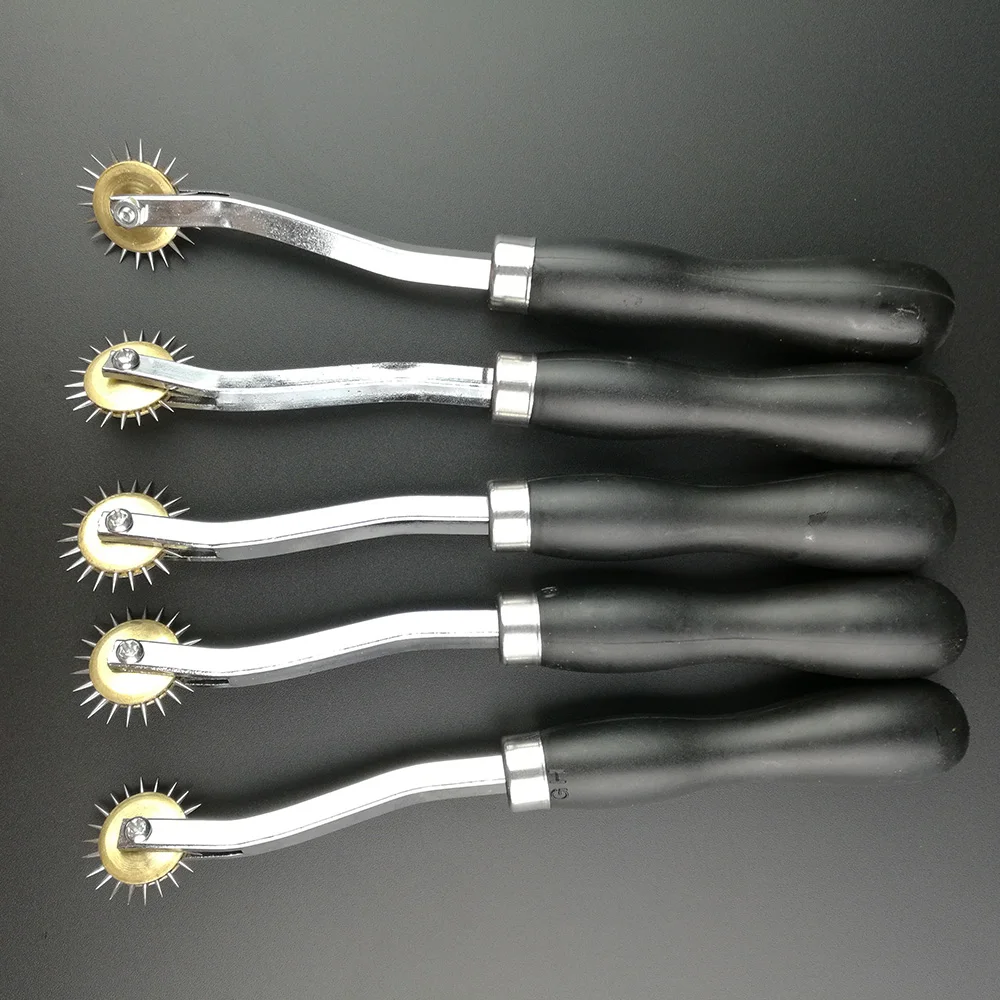 

4mm Stainless Steel Leather Tool Leather Paper Cloth Overstitch Wheel Roulette Spacer Sewing Leather Craft Tools Overstitch