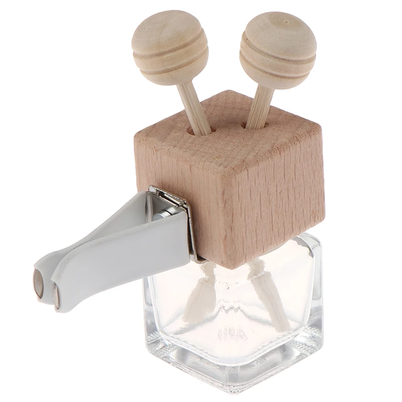 

Air Freshener Ornament Perfume Bottle Pendant Essential Oils Auto Car Perfume Bottle Hanging Glass Bottle Car-styling