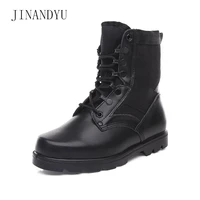 steel toe safety shoes work boots black microfiber leather ankle boots men military boots non slip lace up tactical army shoes