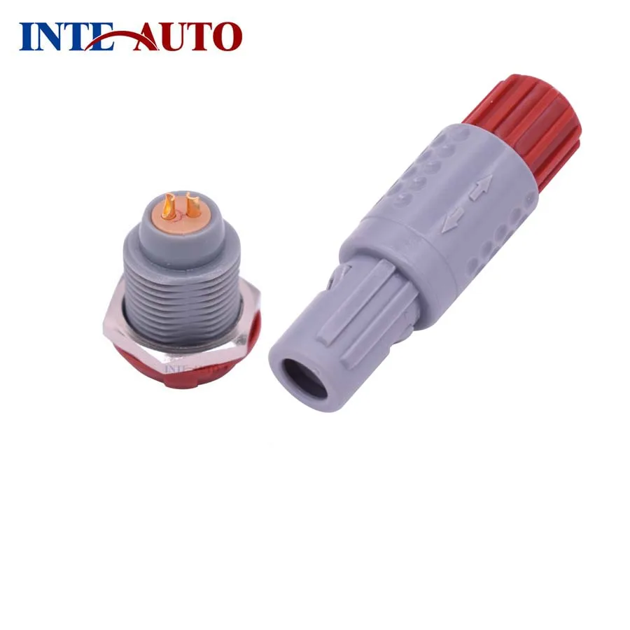 1P 2-контактный пластиковый нажимной Соединитель с защелкой и съемным механизмом IP50 40/60/80 фоторазъем для медицинского устройства