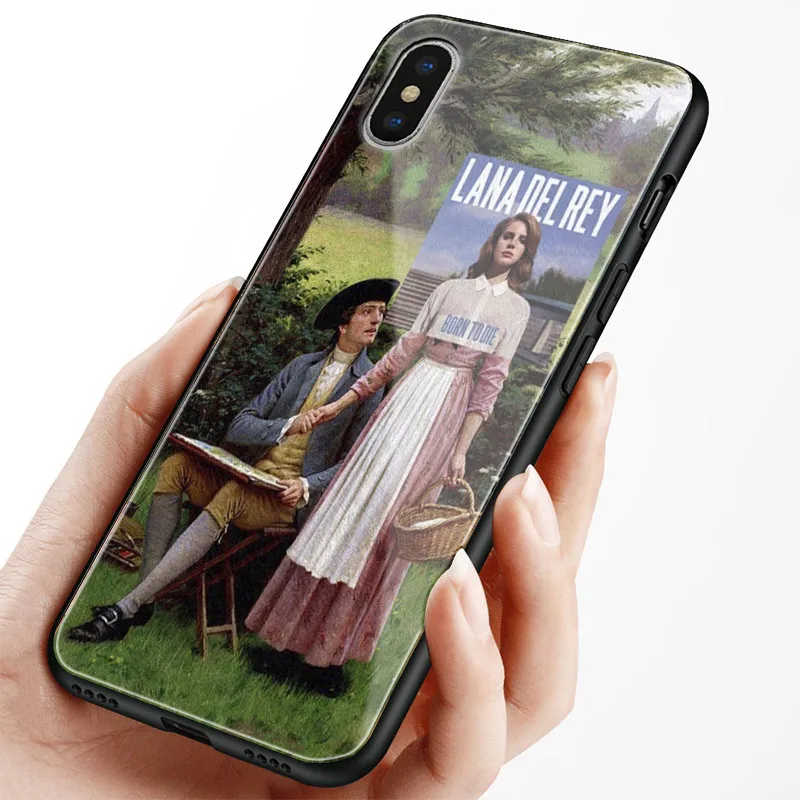 Чехол для телефона Lana Del Rey мягкий силиконовый чехол с рисунком Apple iPhone 6 6s 7 8 Plus X XR XS