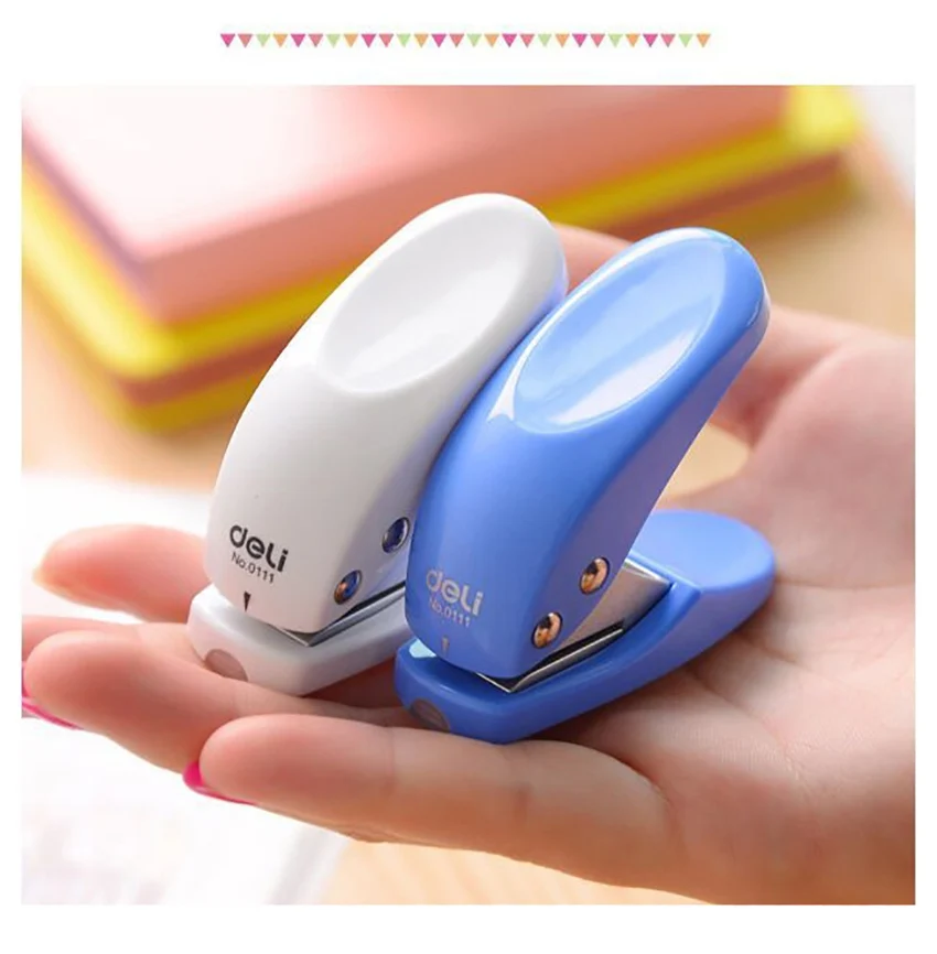 Kawaii Мини Портативный ручной Дырокол DIY печать в блокноте бумажный перфоратор ремесло инструмент карта резак для скрапбукинга Дырокол канцелярские принадлежности