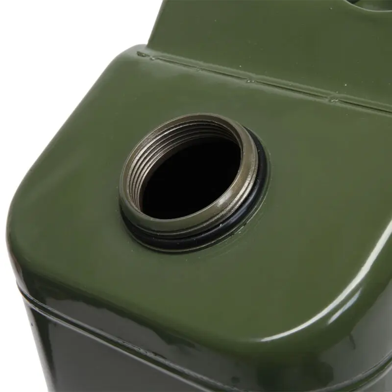 

Army Green 20L 5 Gallon Gas Fuel Can Fuel Gasoline Steel Tank w/Spout Portable