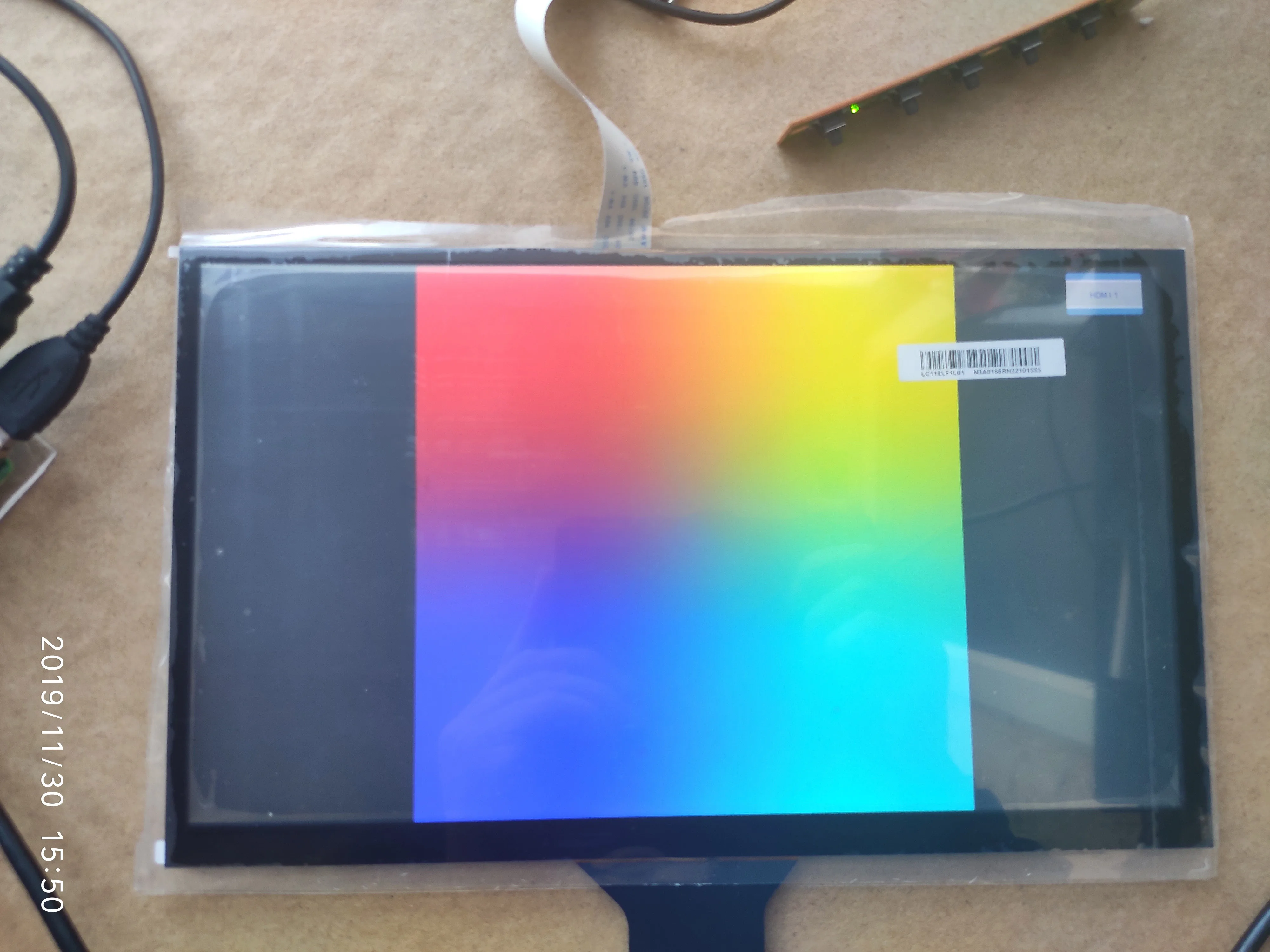 11,6 дюймов 1920*1080 FHD высокое разрешение и высокая 600ccd ips lcd EDP 30pin с мини-платой драйвера USB сенсорный экран 10 пальцев