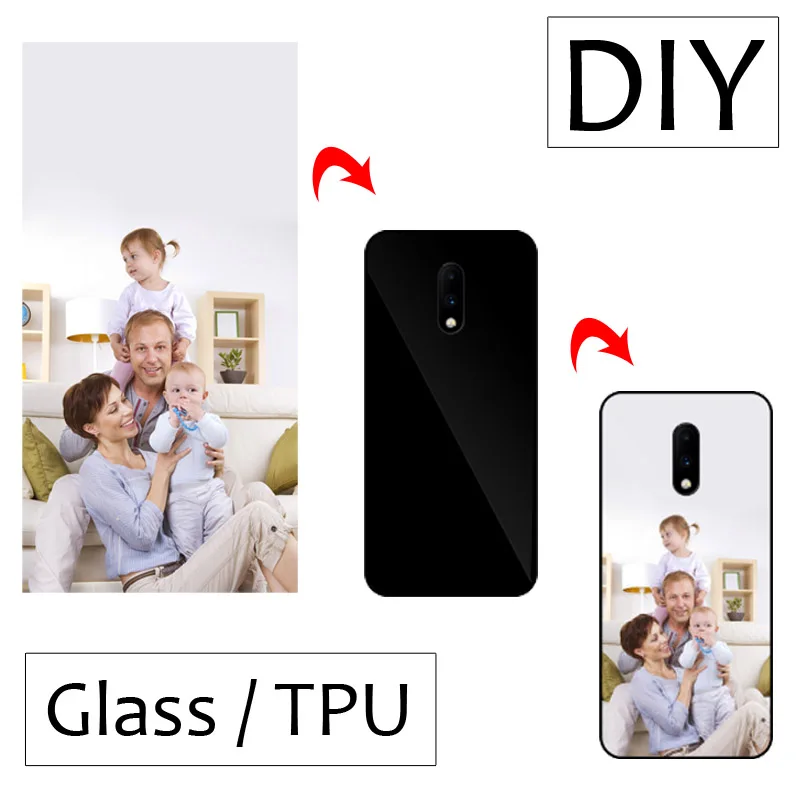 Пользовательский DIY логотип дизайн фото чехол для OnePlus 6T 7 7T Pro Мягкий Силиконовый