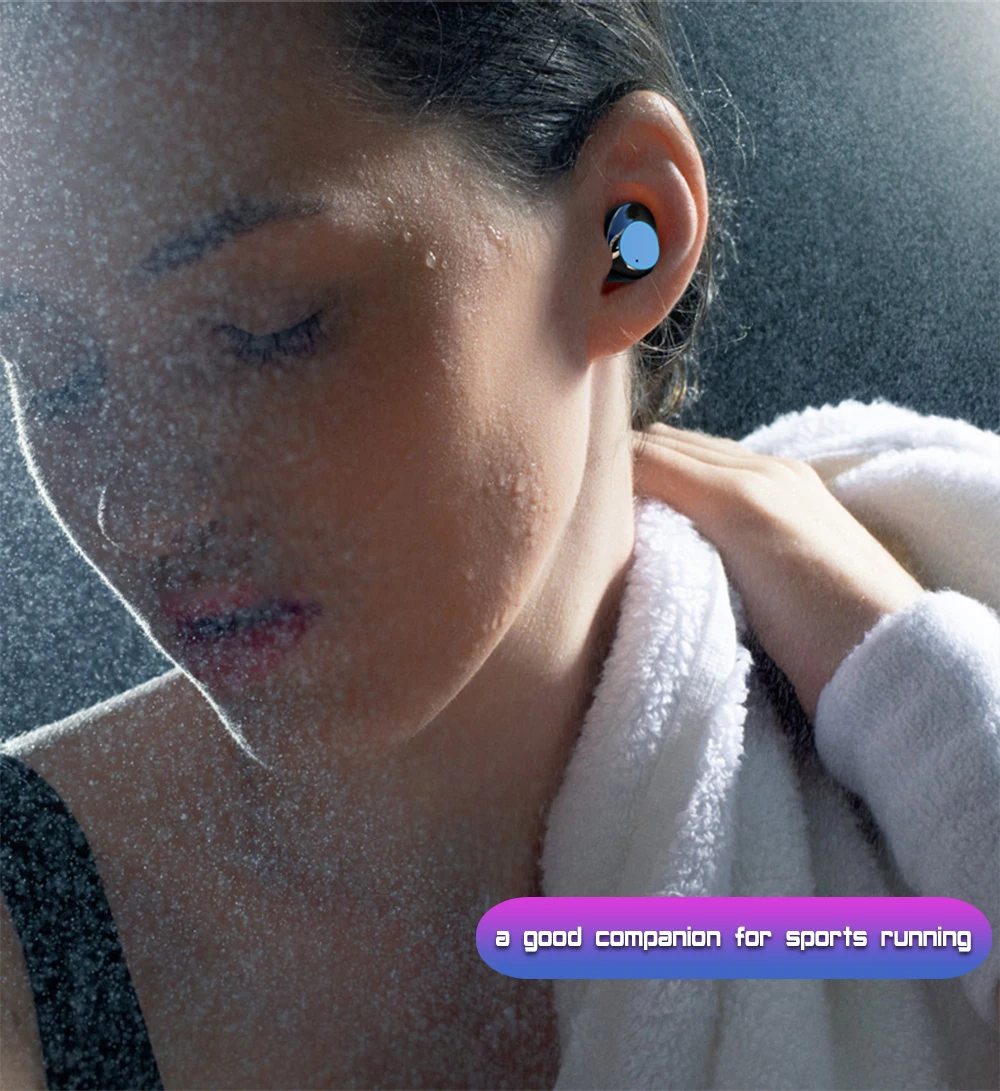 TWS беспроводной Bluetooth 5,0 наушники с сенсорным управлением спортивные наушники HiFi стерео беспроводные наушники зарядная коробка игра Водонепроницаемый ipx7