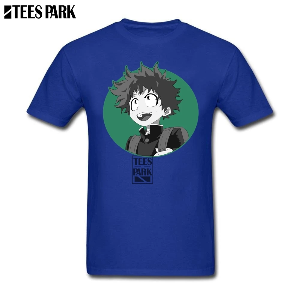 Футболка Izuku Midoriya мужские футболки для взрослых с круглым вырезом и короткими