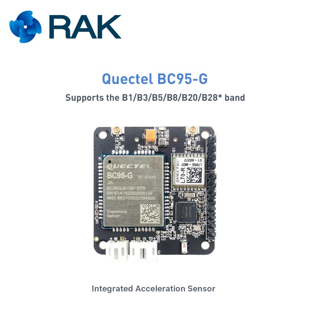 NB IoT Bluetooth 5 и раньше с Quectel BC95 сенсорный узел GPS Φ зарядное устройство солнечной
