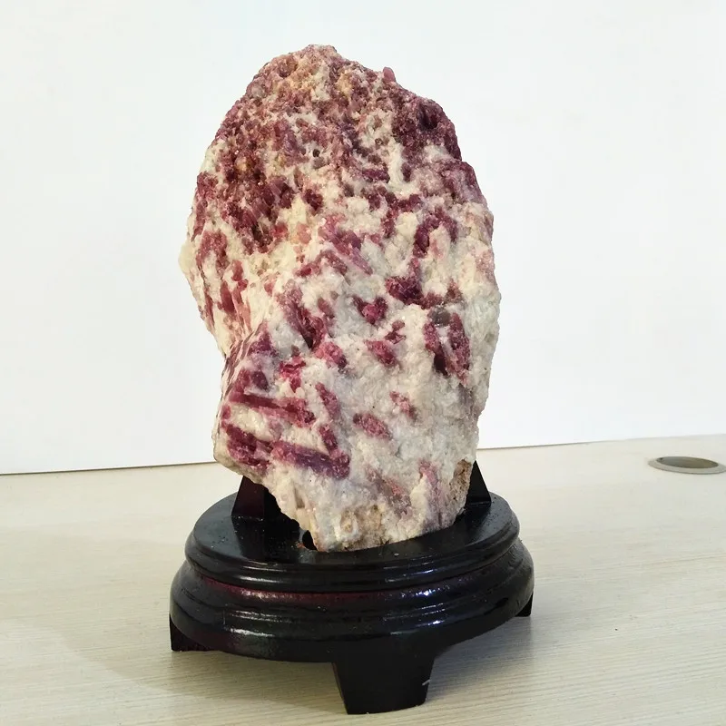 

3140g Natural stone crystals plum blossom tourmaline raw mineral specimens home decoration raw crystals gem collection