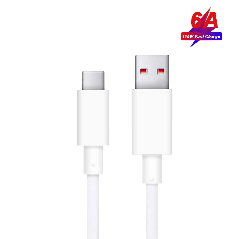 Кабель USB Type-C 6A для быстрой зарядки и передачи данных XIAOMI MI10 Ultra Mi11 Mi9 SE MIX3 Redmi K30 Pro K20