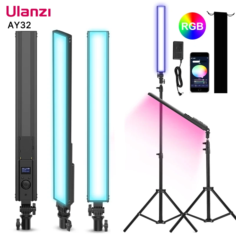 

Лампа светодиодная Ulanzi AY320 RGB для видеосъемки, 2500-8500 к
