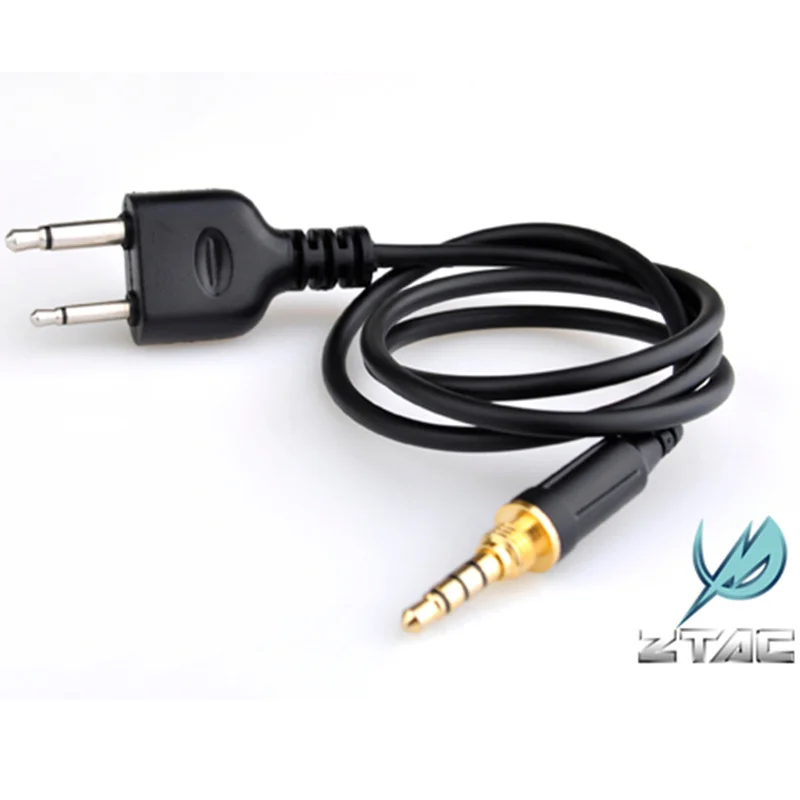 

Z Tactical Softair Military FBI Style Headset Plug Kenwood Miland ZTAC Airsoft Headset Accessories Z132
