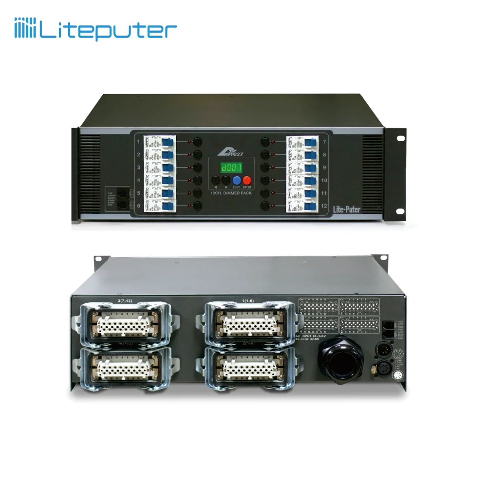 

12 channel DMX controller dimmer for stage