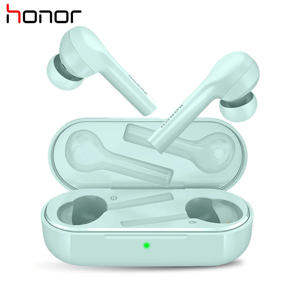Light blue Honor Flypods Lite беспроводные наушники TWS Bluetooth Наушники Hi-Fi водонепроницаемые IP54 Tap control Handsfree W/Mic гарнитура - Цвет: Light blue