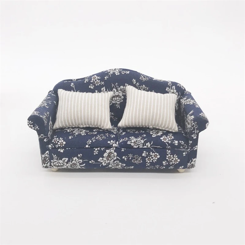 

1/12 Simulation Toy Mini Sofa Set Living Room Furniture Set Children's Toy Accessories Simulation Gift Dollhouse Sofa