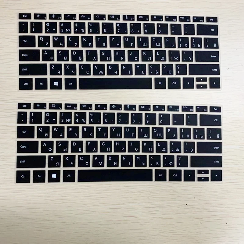 Чехол для клавиатуры с русскими буквами Huawei Matebook 13 X Pro 9 D 14 15 водонепроницаемая