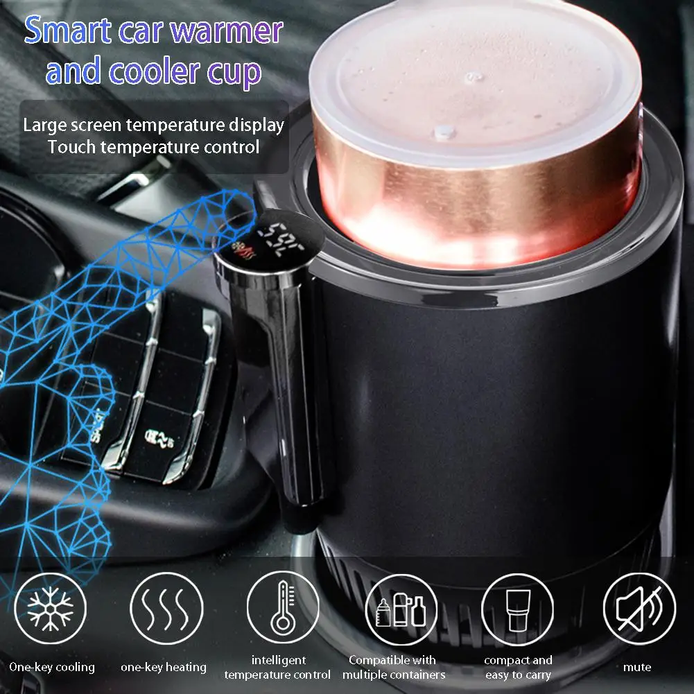 2 в 1 автомобильная кружка грелка с цифровым дисплеем 12 В|Автомобильные