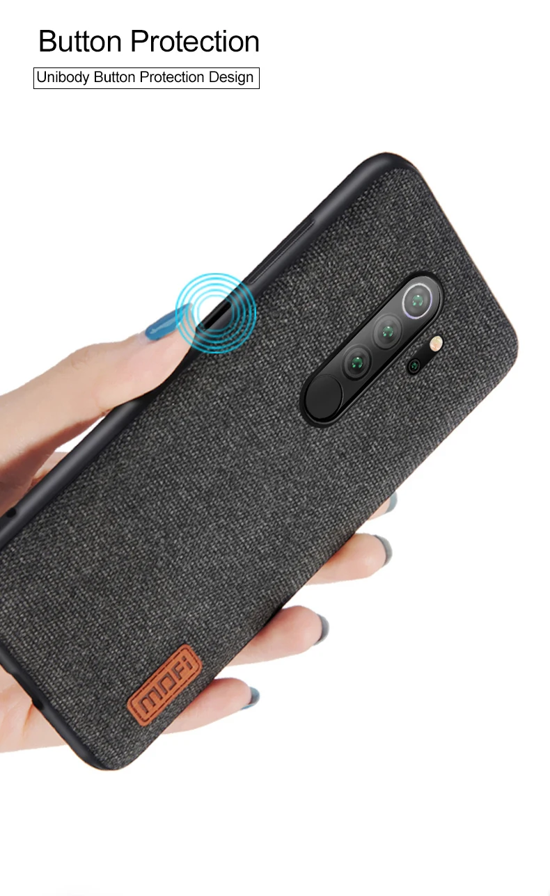 Для Xiaomi Redmi Note 8 Pro global чехол противоударный MOFi Redmi Note 8 Pro мягкий силиконовый защитный чехол