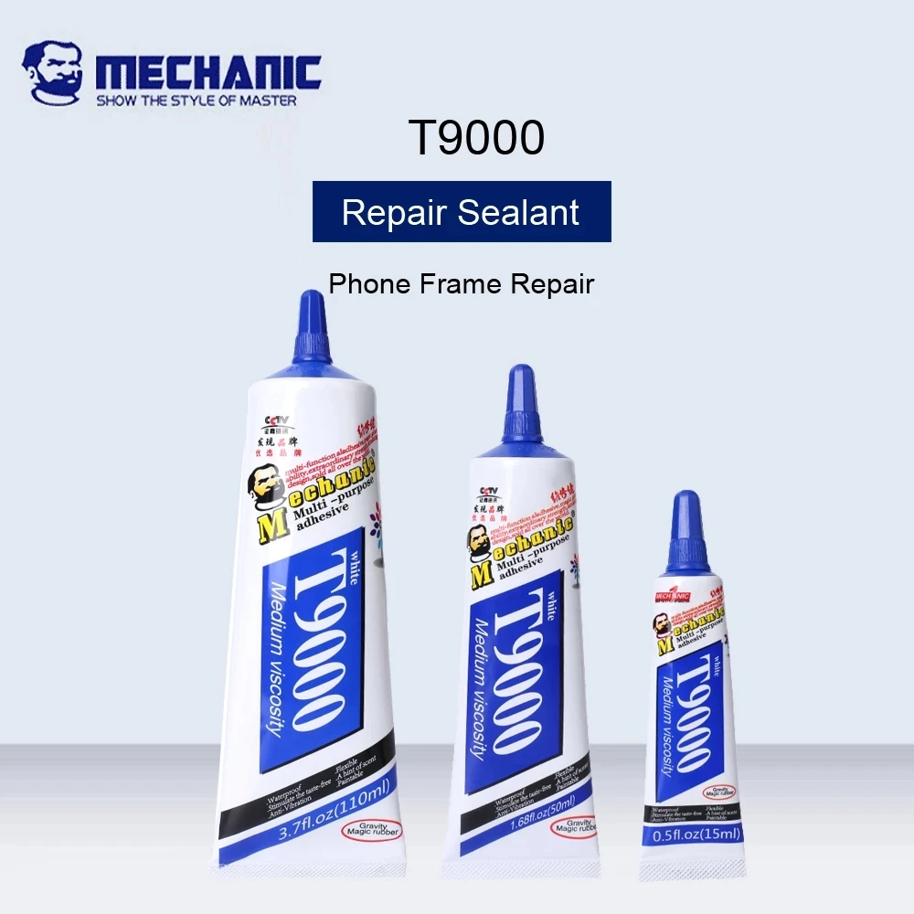 

110ML MECHANIC T9000 Epoxy Liquid Adhesive White Resin Glue Environmental Protection Glue For Phone Repair Tools