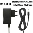 Универсальный переключатель питания с 110-240 В переменного тока на 6 В постоянного тока 52 а 1 А, зарядное устройство 6 в для монитора артериального давления Omron X, 1 мм