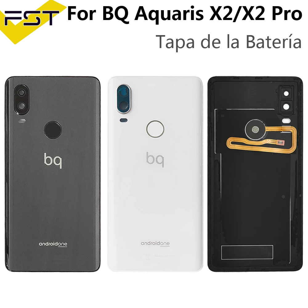 

Battery Door Back Cover Housing Case For BQ Aquaris X2 X2 Pro Back Frame Spare Parts For X2 Pro Battery Cover with FingerPrint