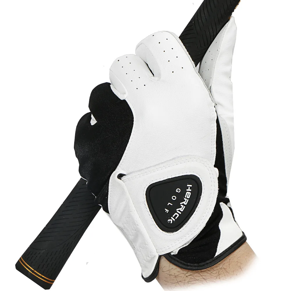 

glove men golf Breathable sports Skidproof free gloves outdoor genuine shipping leather genuine leather Breathable Skidproof out