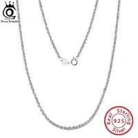 orsa jewels woman fine jewelry 1 8mm solid 925 sterling silver italian handmade starlight chain necklaces 1618 20 22 sc57