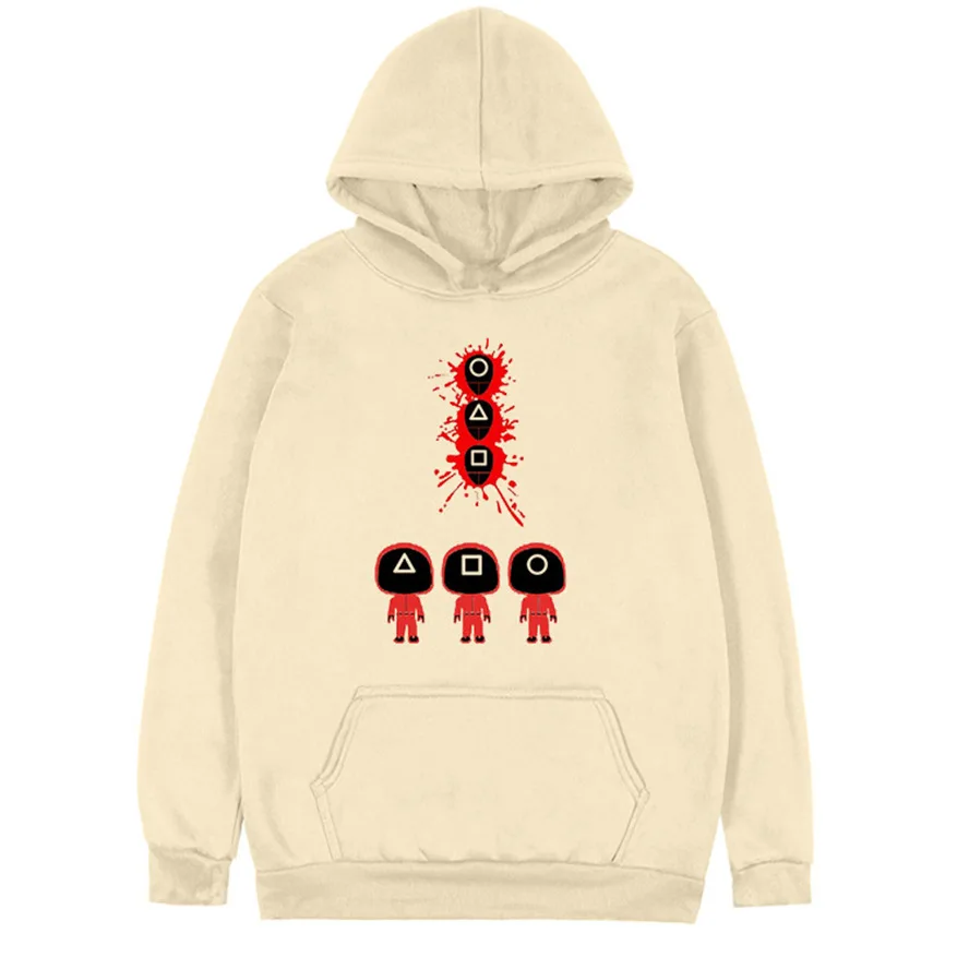 

Squid Game Costume Printed Outwear Hoodie Men Women Hoodies Streetwear Sweatshirts Harajuku Oversized Tracksuits Unisex Clothing