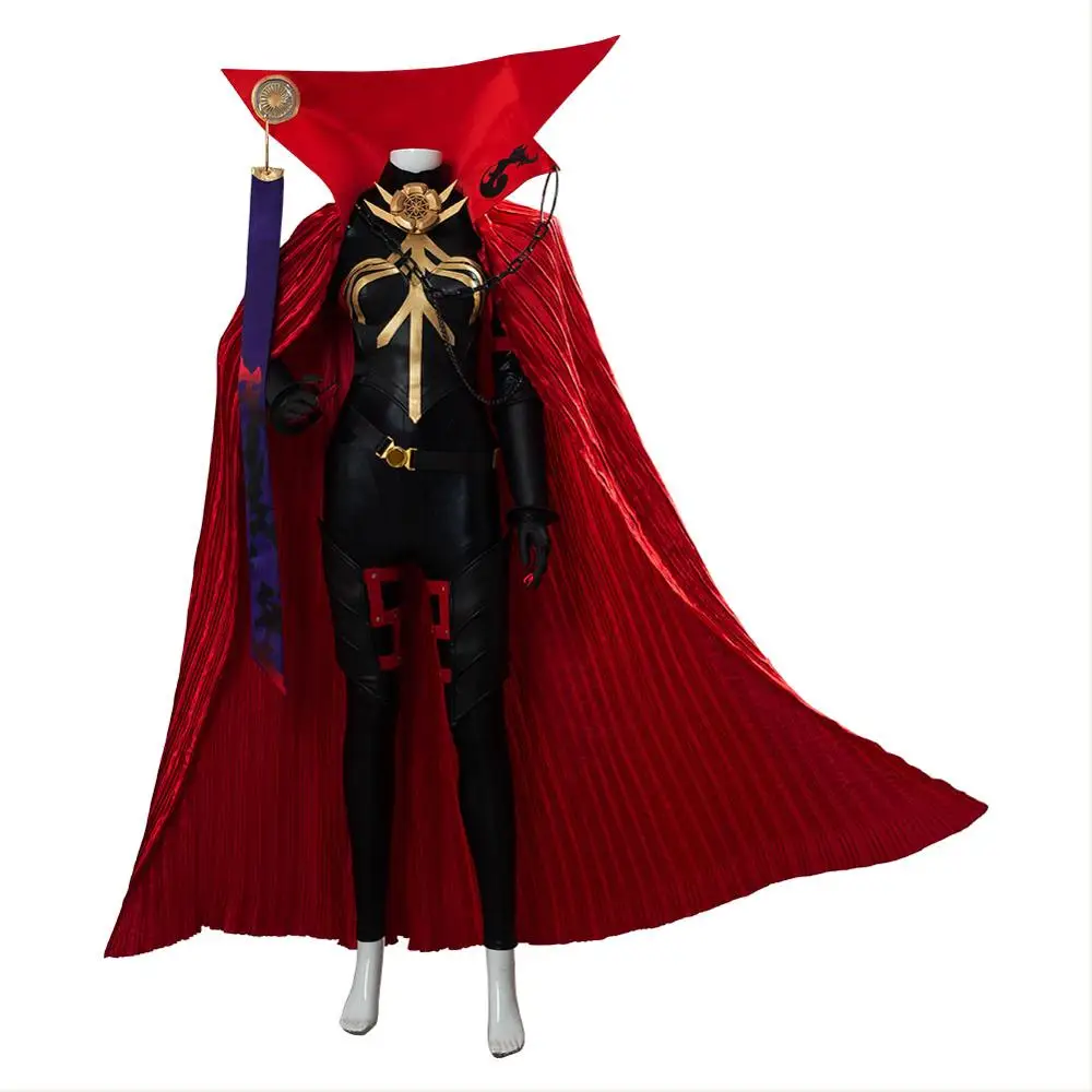 Fate Grand Order Cosplay Nobunaga Oda косплей костюм Красная накидка для девочек женские костюмы