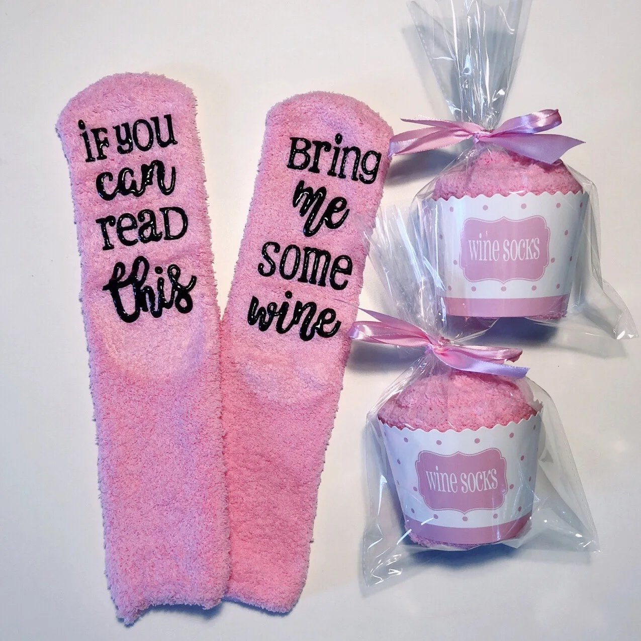 

Clearance Sale Letter Print Winter Thicken Warm Long Socks Fleece Thermal Homewear Sleeping Socks for New Year Christmas Gifts