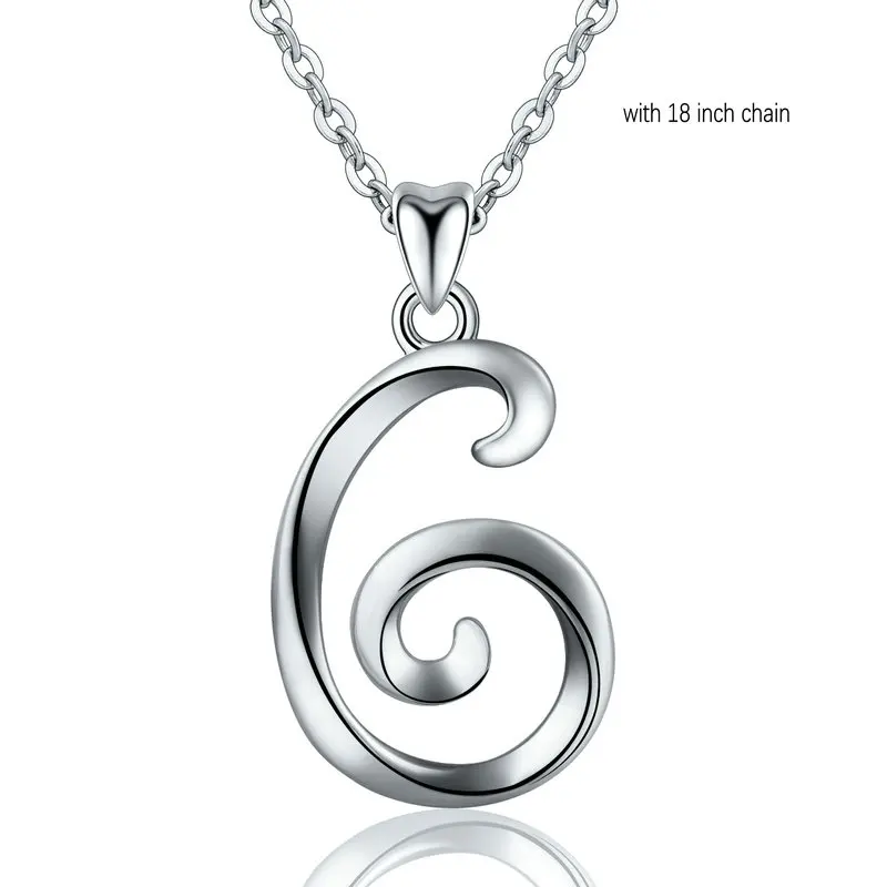 add 18 inch chain G EUDORA уникальное 925 пробы Серебряное ожерелье с подвеской в виде буквы A& B для женщин и мужчин модное персонализированное ювелирное изделие подарок для девочки CYD109 - Окраска металла: add 18 inch chain G