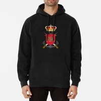 emblem of the spanish navy military polices men pullover hoodie full casual autumn and winter harajuku sweatshirt