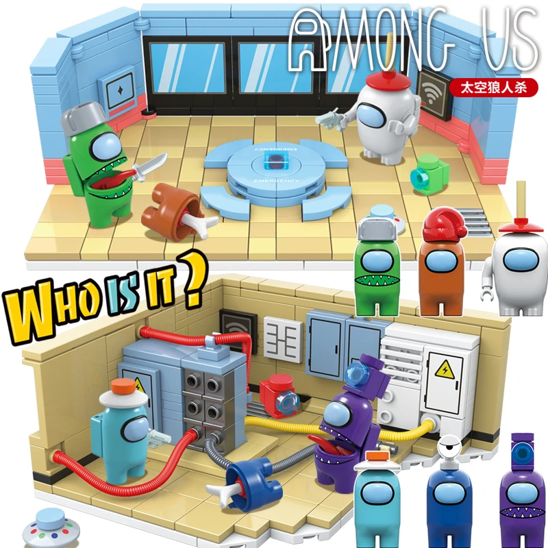 

Kids Toys Among US Game Model Building Blocks Mini Dolls Figures Bricks Idear Creative DIY Moded kit Toys For Children as Gifts