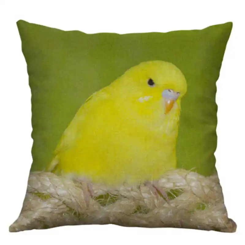 Чехол для дивана с птицей Колибри льняная новая наволочка чехол подушки из