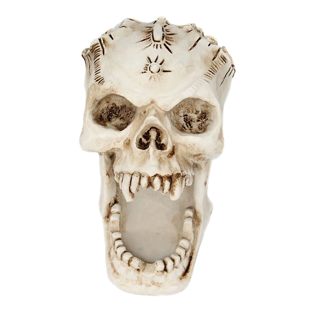 

Skull Jewelry Storage Box Craft Organizer Brush Pot Stationery Desktop