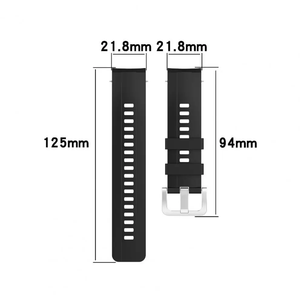 

Soft Silicone Adjustable Sport Watch Strap Watchband Replacement for Huawei Honor GS Pro