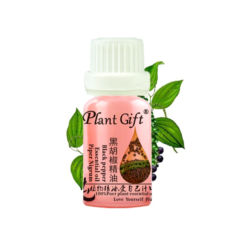 Бесплатный Шопинг 100% Чистый Завод Черный Перец 10 мл Стимулировать Ум Ветрогонное